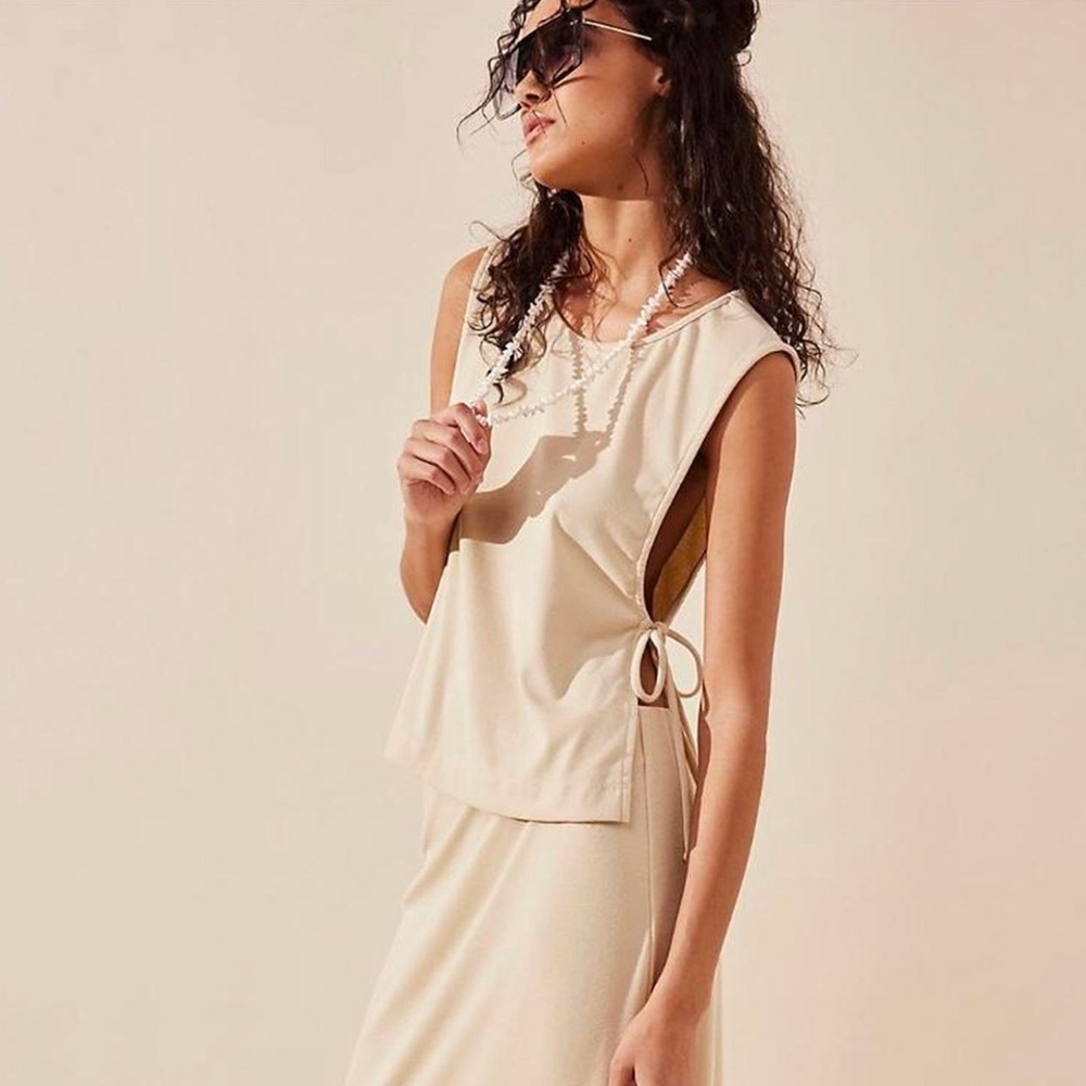 Free People Beach Sinead Cream Set XS